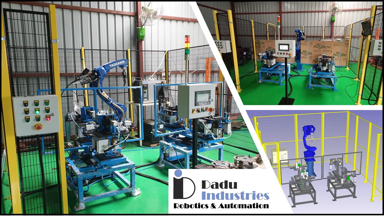 Robotic welding cells and special purpose machines, built to your takt time.