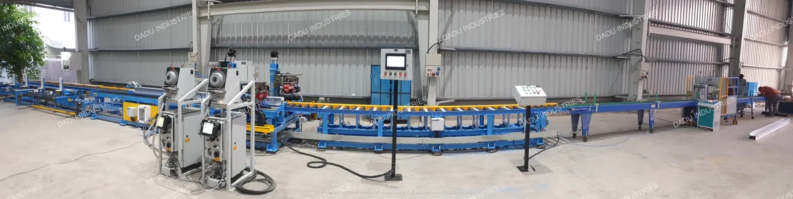 30 metre automated busway assembly and riveting line