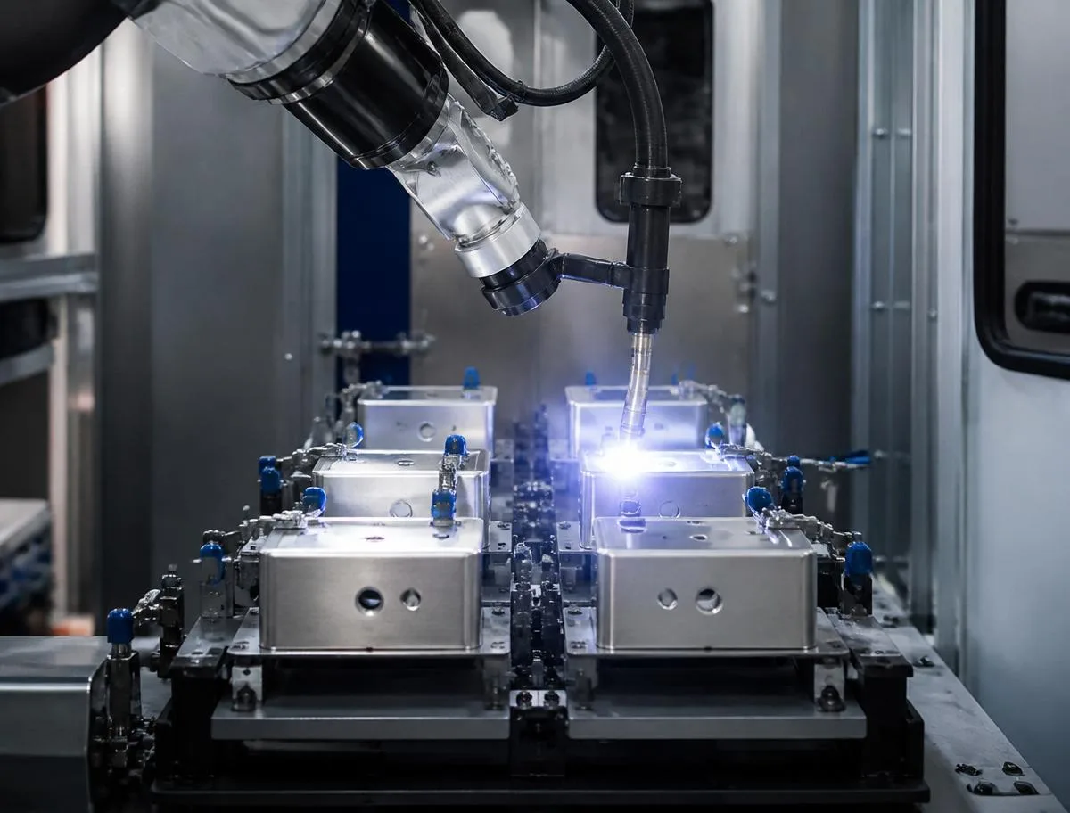 Robotics TIG Welding — Saudi Junction Boxes